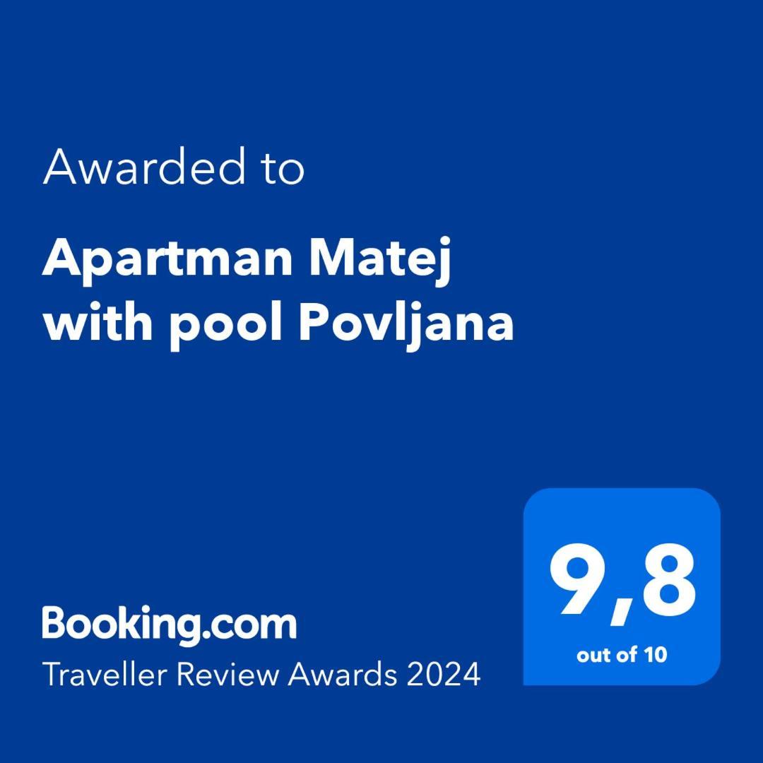 Apartman Matej With Pool Повляна Екстер'єр фото